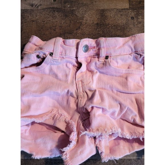Kidpik youth 4 Pink denim shorts - Picture 2 of 4